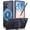 Black, variant on Samsung Galaxy S26 Ultra Case with Ring Kickstand - MagSafe Compatible, Translucent Matte Slim Shockproof Cover, Military Grade Drop Protection - Black