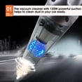 thumbnail image 5 of Car Portable Handheld Vacuum Cleaner Silver, Wet & Dry Dual Use with Strong Suction, 5 of 10