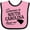 Pink and Black, variant on Inktastic Someone in South Carolina Loves Me Boys or Girls Baby Bib