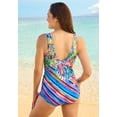 thumbnail image 2 of Swim 365 Women's Plus Size Sarong Swimsuit, 2 of 5
