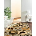 thumbnail image 4 of Unique Loom Pioneer Collection Area Rug - Billings (6' 1" x 9' Rectangle Blue/Beige), 4 of 9