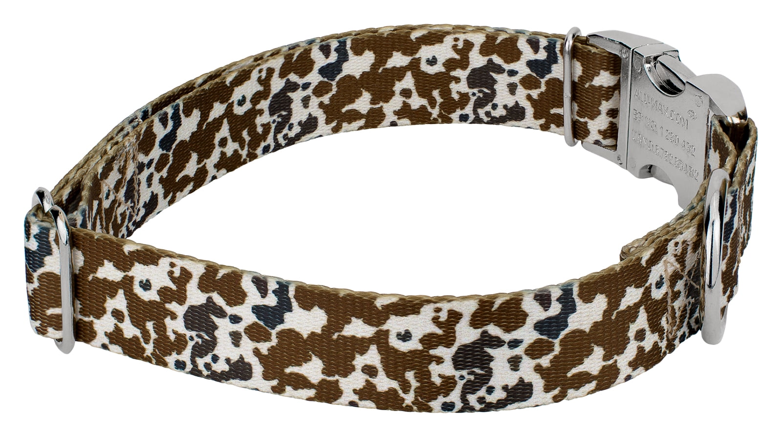 Country Brook Petz® Premium Cow Print Dog Collar, Small
