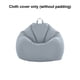 thumbnail image 3 of Matsuzay Sofás Puff Para Sala De Estar Cómoda Y Elegante Funda De Silla Elegante Sofá Perezoso Caballero Gris Type2 NO2, 3 of 6