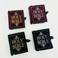 thumbnail image 5 of SIEYIO Mini Bible Shape Pendant Small Books Keychain Lovely Key Rings Birthday Gift, 5 of 13