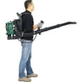 thumbnail image 6 of 2-Stroke Backpack Leaf Blower Gas Powered 63.3cc 3.6HP 750CFM High-Velocity Airflow with Adjustable Shoulder Straps for Landscaping Yard Maintenance, 6 of 9
