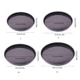 thumbnail image 3 of HLONK Loose Bottom Quiches Pans Nonstick Heavy Duty Tart Pans Removable Bottom Pie Pans, 3 of 15