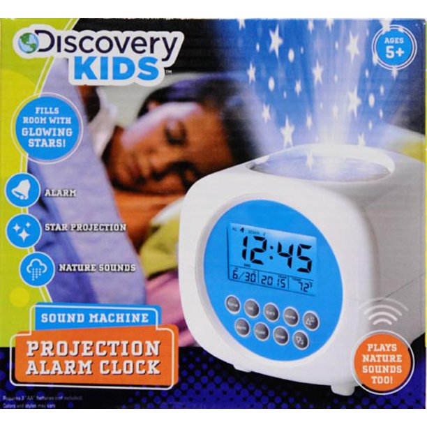 Discovery Kids Projection Alarm Clock - Walmart.com ...