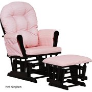 Customize - Storkcraft Glider and Ottoman, Black Finish