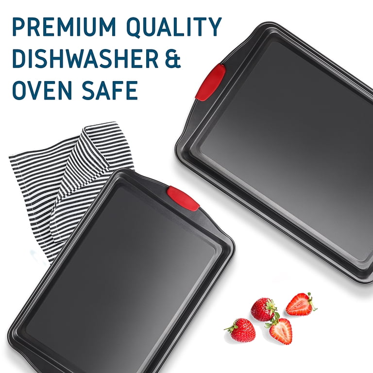 LammaLoe Carbon Steel 2-Piece Nonstick Baking Sheet Set photo 4