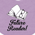 thumbnail image 4 of Inktastic Future Reader Book Gift Boys or Girls Baby Bib, 4 of 4