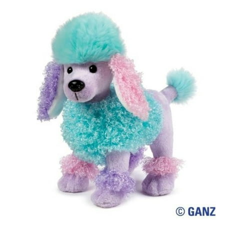 Toy Poodle Dog - Ganz Webkinz Poofy Poodle Dog Plush Toy Comes With Sealed Code