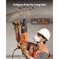 thumbnail image 6 of VEVOR Rotary Hammer Drill, 1-1/8 in SDS-Plus Electric Corded Heavy Duty Rotary Hammer, 4 Functions, Including 3 Drill Bits, Flat Chisel, Pointed Chisel, and Carrying Case, for Concrete and Masonry, 6 of 9