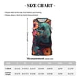 thumbnail image 4 of Sikiie Colorful Flower Dog A Basketball Jersey Reversible Men's Mesh Athletic Sports Shirts Training Practice S-4XL4X-Large, 4 of 6