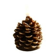 thumbnail image 2 of Wooowa Flameless Candles, Battery Operated Flickering Wick Real Wax Pine Cone Candles for Holiday Indoor Decoration, 2 of 7