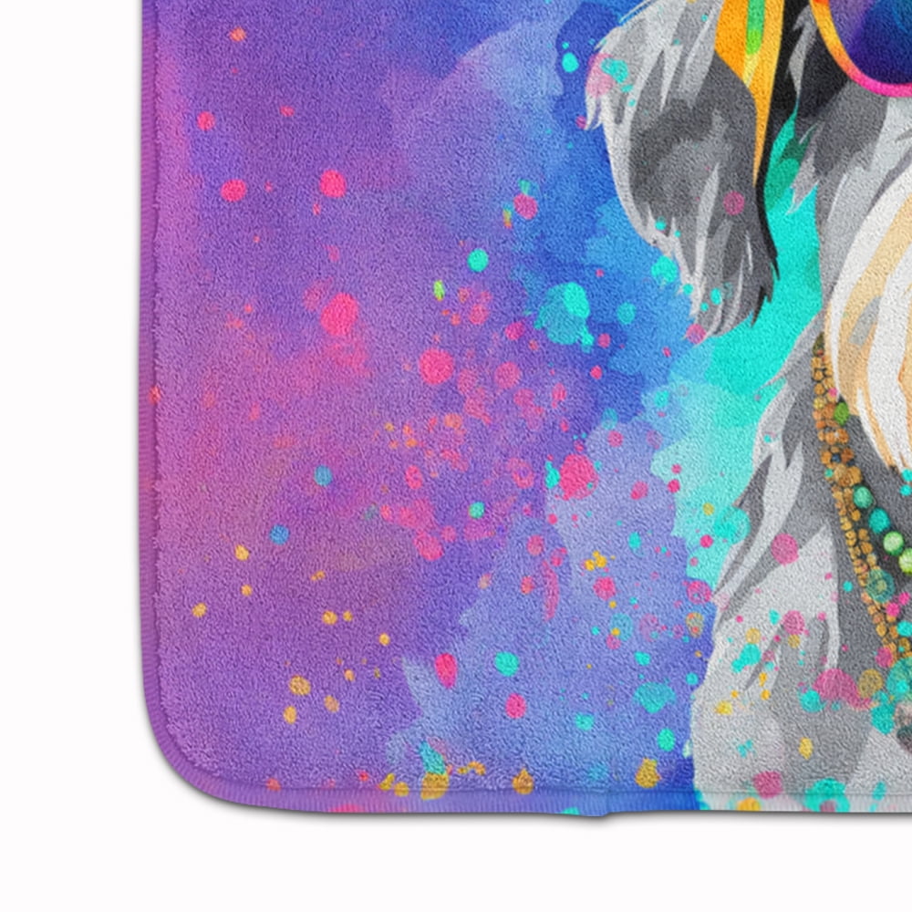 Yorkshire Terrier Hippie Dawg Memory Foam Kitchen Mat