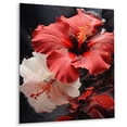 thumbnail image 2 of Designart "Blooming Red Daisies Nature s Beauty II" Floral Metal Wall Decor, 2 of 5