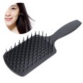 thumbnail image 5 of Cepillo para desenredar el cabello,Cepillo de paleta para el cabello, cepillo para desenredar paleta con mango esmerilado Dientes redondos cómodos para peluquería LHCER NONE, 5 of 5