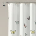 thumbnail image 6 of Lush Decor Flutter Butterfly Kids Nature Shower Curtain, 72x72, Pink, Single, 6 of 9