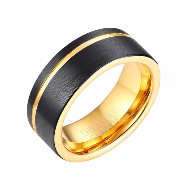 Anillo de acero, anillos de superficie mate personalizados, joyería, regalo portátil, vestido decorativo, boda, compromiso, fiesta de festival Ropa, zapatos y accesorios Miscelánea Tamaño 10 Sonducket AP014916-03