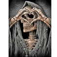 thumbnail image 1 of 5D DIY calavera bruja completo redondo diamante pintura Kit mosaico imagen Rhinestone arte Hugtrwg Para estrenar, 1 of 1