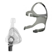 Fisher & Paykel Gray Simplus Full Face CPAP Mask and Headgear 400476 - Medium