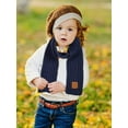 thumbnail image 3 of Kids Winter Scarf, Coldproof Solid Color Knitted Scarves Wrap for Toddler Boy Girls, 3 of 8