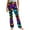 Multicolor-3, variant on Riecok Leggings for Girls High Waisted Elasticity Cute Butterfly Printed Fashion Straight Yoga Pants Multicolor 8 Years