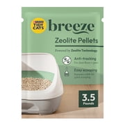 Purina Tidy Cats Breeze Unscented 99.9 Percent Dust Free, Multi Cat, Zeolite Pellet Cat Litter Refill