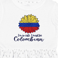 thumbnail image 4 of Inktastic I'm So Cute, I Must Be Colombian Sunflower Girls Toddler Dress, 4 of 5