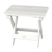 Highwood Folding Adirondack Side Table - 20" L x 13.8" W x 17.2" H, Outdoor, Eco-friendly, Synthetic Wood