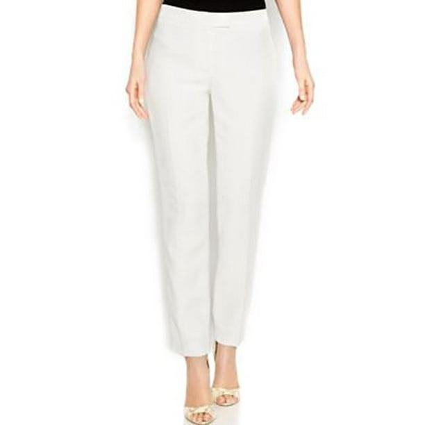anne klein slim ankle pull on pants