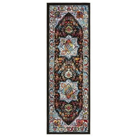 Bloomsbury Market Amot Modern Oriental Black Blue Yellow Area Rug Bloomsbury Market Amot Modern Oriental Black Blue Yellow Area Rug