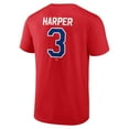 thumbnail image 3 of Men's Bryce Harper Red Philadelphia Phillies Winning Streak Name & Number T-Shirt, 3 of 3