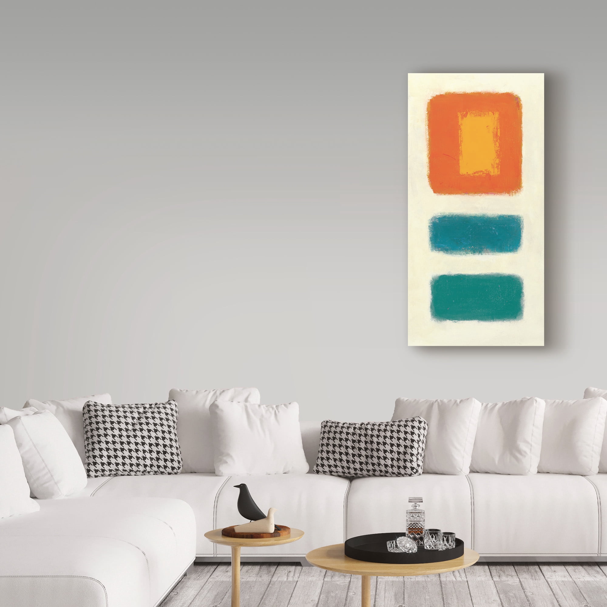 Mike Schick 'Isole Panel Iii' Canvas Art