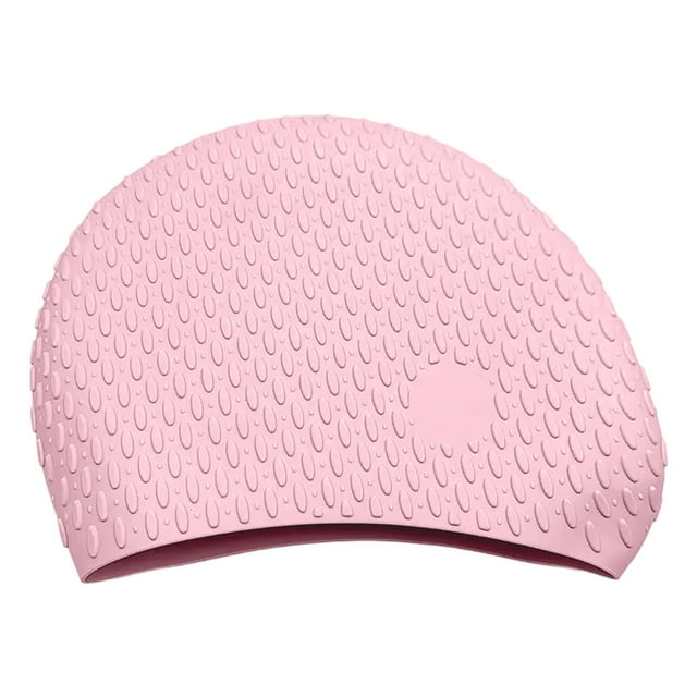 Bonnet de Bain en Silicone Haute Élasticité Design Confortable pour Hommes et Femmes Entraînement et Exercice