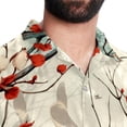 thumbnail image 5 of Tree Men's Short Sleeve Beach Shirts Hawaiian Button Down Casual Summer Printed Unisex Top, 5 of 6