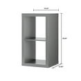 Better Homes & Gardens 2Cube Storage Organizer, Gray