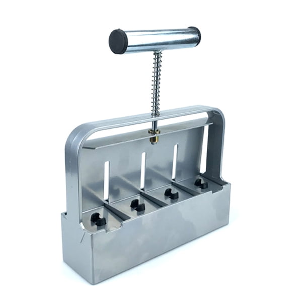Bloqueador Cuádruple Mano Bandeja Inicio Semillas Acero Inoxidable Duradera para Jardín