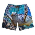 thumbnail image 5 of Goofa Sea Turtle Swims Printed Mens Swim Trunks Summer Quick Dry Short Beach Swimwear Bathing Suits-Large, 5 of 9