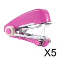 thumbnail image 1 of Mini máquina de coser,Mini máquina de coser de mano para hacer ropa de bricolaje,Herramienta de costura portátil,inalámbrica y manual,Inicio Reparación rápida Manualidades con puntadas a, 1 of 8