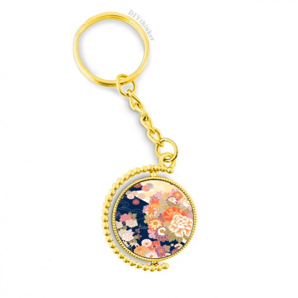 Japanese Hinoki Cypress Wood Magnetic Key Holder - Cute Decorative Key Chain Organizer With Stainless Steel Chain, Made In Japan