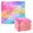 A Rainbow Hues, variant on IAUYY Set of 6 Highly Absorbent Kitchen Towels and Dishcloths Set ,11" x 11" Premium Dishcloths for Washing Dishes Rags Everyday and Automobile Outlined Large-leaf Pattern