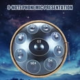 thumbnail image 4 of 18" Meditation Drum 9 Notes G Minor Blue Handpan Drum with Accessories for Party Class Performance, 4 of 9