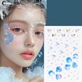thumbnail image 1 of Eye Makeup Diamond Water Drop Diamond Broken Diamond Tear Diamond Stickers Self-Adhesive Tear Mole Makeup Flash Diamond Jewelry Creative Makeup Face Stickers Diamond, 1 of 1