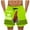 Green, variant on Mens Graphic Printed Muay Thai Shorts, Bold Designs, Lightweight for Summer Martial Arts Training & Fight Nights