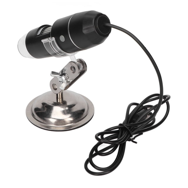 Microscopio de Aumento, Diagnóstico de la Piel 0x-200x Microscopio Digital de Luz LED Blanca USB para El Salón para PC