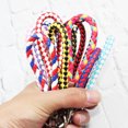 thumbnail image 6 of Key Chain Leather Rope PU Braided Rope School Bag Bus Card Set Water Cup Car Key Chain Ring Accessories Small Gift Lanyard - Silvery, 6 of 6