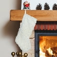 thumbnail image 4 of Christmas Stocking, Christmas Socks, Multicolor Plush Teddy Holiday Gift Bag, 18.9 Inch Large Size, Durable Cloth Material, Seamless Design for Fireplace Mantel Staircase Tree Decoration, 4 of 7