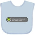 thumbnail image 3 of Inktastic Achievement Unlocked: New Character Created Boys or Girls Baby Bib, 3 of 4