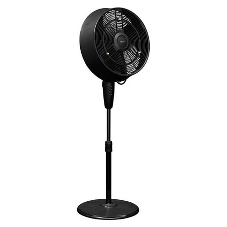 NewAir AF-520B 18 In Ultra Quiet 3 Speed Outdoor Oscillating Misting Fan,